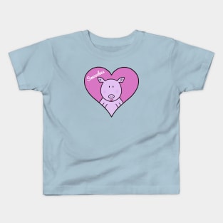 Lipstick on a Pig Smooches Kids T-Shirt